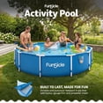 thumbnail image 4 of Funsicle 12' x 30" Outdoor Activity Round Frame Above Ground Swimming Pool Set, 4 of 6