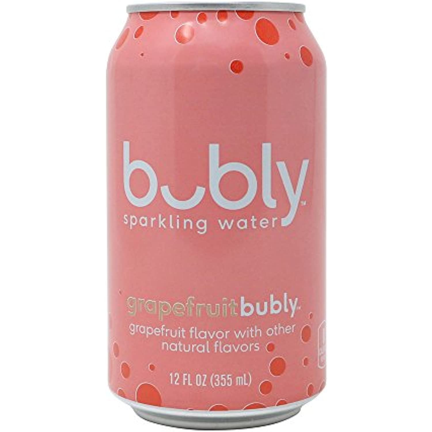 Bubly Sparkling Water, Grapefruit, 12 Oz