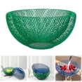 thumbnail image 2 of Nest Fruit Bowl with Drainer - Modern Home Decor,Creative Fruit Basket for Kitchen Counter,Dining Table,Living Room Coffee Table - Stylish Ins Aesthetic Storage & Display (Green), 2 of 8