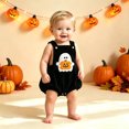 thumbnail image 2 of Baby Pumpkin Cute Embroidered Crawl Romper For Boys Girls Halloween Costume Soft, 2 of 7