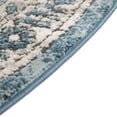 thumbnail image 5 of Unique Loom Nyla Collection Area Rug - Smile (5' 3" x 8' Oval Blue/Light Blue), 5 of 6