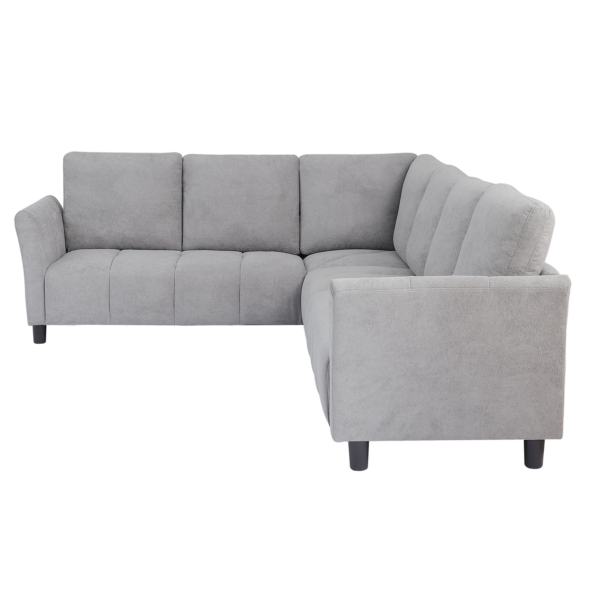 Pingliang Home 102" Convertible Sectional Sofa Couch,Upholstered Oversized Modern 6 Seat L Shaped Couch Corner Sofa Reversible Sofa Set for Living Room Apartment Office Studio