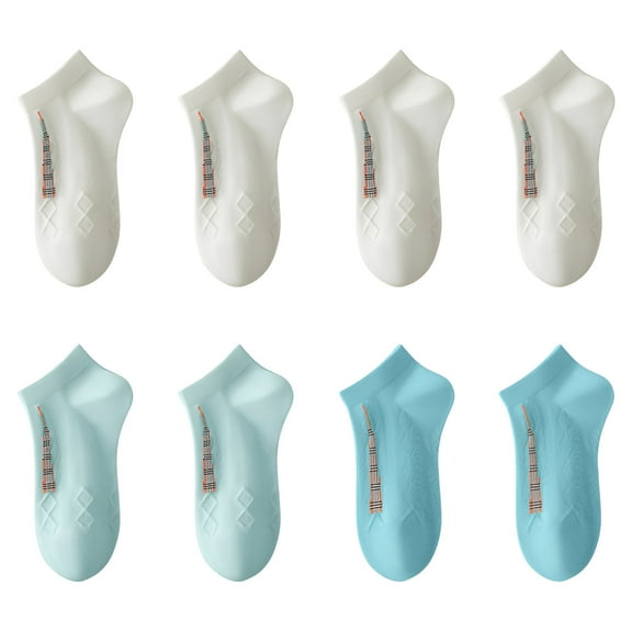TELOLY 8Pairs Ankle Socks for Women,100%Cotton Ankle Socks for Women 9-12,Womens Low Cut Socks