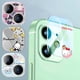 thumbnail image 2 of Sanrio pegatinas de lente de teléfono móvil Hello Kitty para IPhone 14 Pro 13 12 11 Pro Max, cubierta trasera de dibujos animados, Protector de pantalla de lente de cámara, 2 of 4