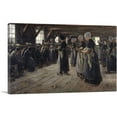 thumbnail image 1 of ARTCANVAS The Flax Barn At Laren Canvas Art Print by Max Liebermann - Size: 26" x 18" (0.75" Deep), 1 of 9
