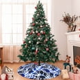 thumbnail image 7 of Picia Blue Lightning2 Print Christmas Tree Skirt , Christmas Tree Skirt Ornaments for Merry Christmas Holiday Party Decorations Indoor Outdoor-36", 7 of 7