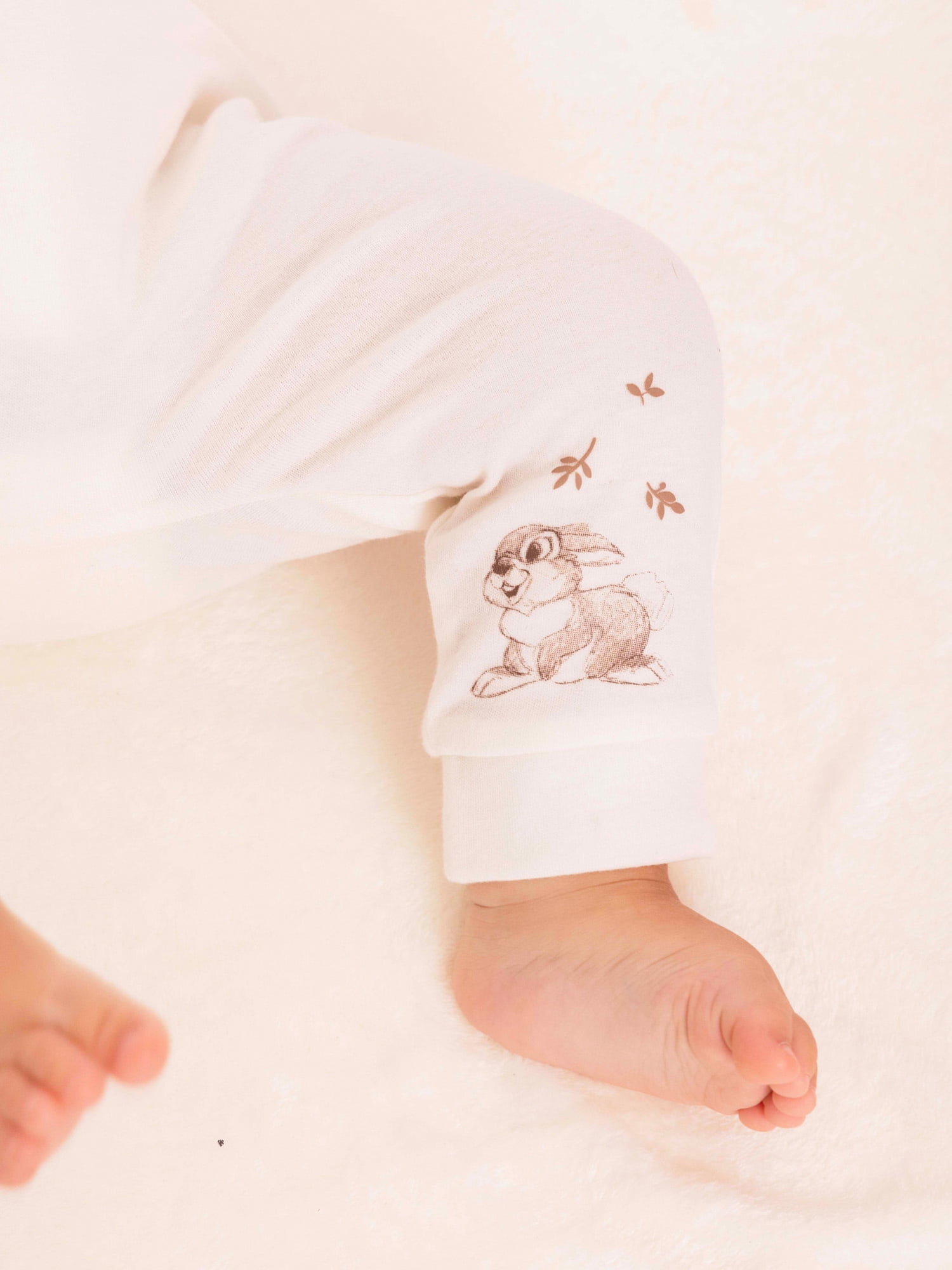 Disney Baby Wishes + Dreams Bambi Infant Baby Jogger Pants, 3-Pack, Sizes Newborn-12 Months