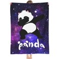 thumbnail image 2 of Cute Panda Blanket Soft Warm Lightweight Flannel Throw Blankets for Girls Boys Adults Bedding Gifts 60"X50", 2 of 6