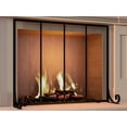 thumbnail image 3 of Fire Beauty Flat Panel Fireplace Screen Spark Guard Wrought Metal Gate Cover for Home, Decorative Mesh Fire Place Safety Fence,Baby Safe Spark Guard Protector, 3 of 6