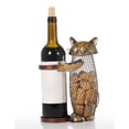 thumbnail image 4 of Outdor Metal Cat Wine Bottle Holder With Cork Storage Whimsical Cat Wine Rack Sculptural Wine Bottle Stand With Cork Cage Decorative Wine Holder For Cat Lovers, 4 of 5