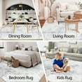 thumbnail image 6 of Aonewoe Area Rugs for Living Room Washable Bedroom Rug 8x10 Under Bed Non Slip Soft Abstract Carpet for Bedroom Dining Room Kids Room Classroom, 6 of 8