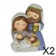 thumbnail image 1 of 2x Estatuilla De Belén Regalo Religioso Mini Resina Para Estantería Fiesta Interior, 1 of 9