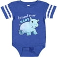 thumbnail image 3 of Inktastic Brand New Baby Cute Baby Hippo Boys or Girls Baby Bodysuit, 3 of 5