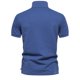 thumbnail image 3 of Camisas de Manga Larga para Hombres Impresión Turndown Collar Blusa Casual, Camisa de Moda de Manga Corta para Hombres, 3 of 3
