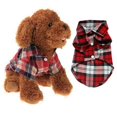 thumbnail image 1 of Ropa para perros, abrigo informal para mascotas, botón, camisa a cuadros brand modelStyleType, 1 of 2