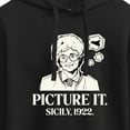 thumbnail image 3 of Golden Girls - Picture It Sicily - Juniors Cropped Pullover Hoodie, 3 of 5