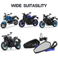 thumbnail image 3 of Bar End Mirrors and Mirror Plugs - 7/8" (22mm) Adjustable Motorcycle Handlebar Mirrors Compatible With Honda GROM MSX125 CB650F GSXS750, Z125 Pro Z800 Z900 Z750 Z650, MT09 MT03 MT10 FZ6 (Black), 3 of 6