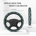 thumbnail image 5 of Balery Vintage Floral print Steering Wheel Covers Elastic Skidproof Steering Wheel Protective Cover Case for Men Women Universal 15 Inches Cars Accessories, 5 of 8