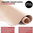 thumbnail image 3 of ELW Vegetable Tanned Leather Shoulder Pre-Cut, Full Grain Leather Cowhide, Natural, 4-6 Sq ft, 8-9 oz. 3.2-3.6mm Thick, 3 of 10