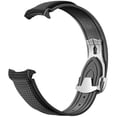 thumbnail image 1 of wonima11 Curved End Rubber Strap Compatible with Omega X Swatch Moonswatch Speedmaster and more 20mm Watch，Swatch Omega Moonswatch Speedmaster Watch Replacement Band Deployment Buckle Men Women, 1 of 1