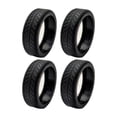 thumbnail image 1 of BEAIT Lage Whl Covers, 4PCS Sile Suitcase Whl Covers, Sho-proof Fast~, 1 of 5