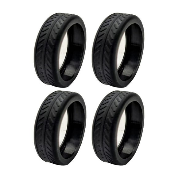 Housses de Roues de Bagages, 4 Pcs Housses de Roues de Valise en Silicone, Antichoc au D8K1