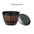 thumbnail image 1 of Pot de Fleurs en Baril de Whisky en Résine, Style Vintage, pour Intérieur et Extérieur, Jardin, Cour, Patio, 1 of 2