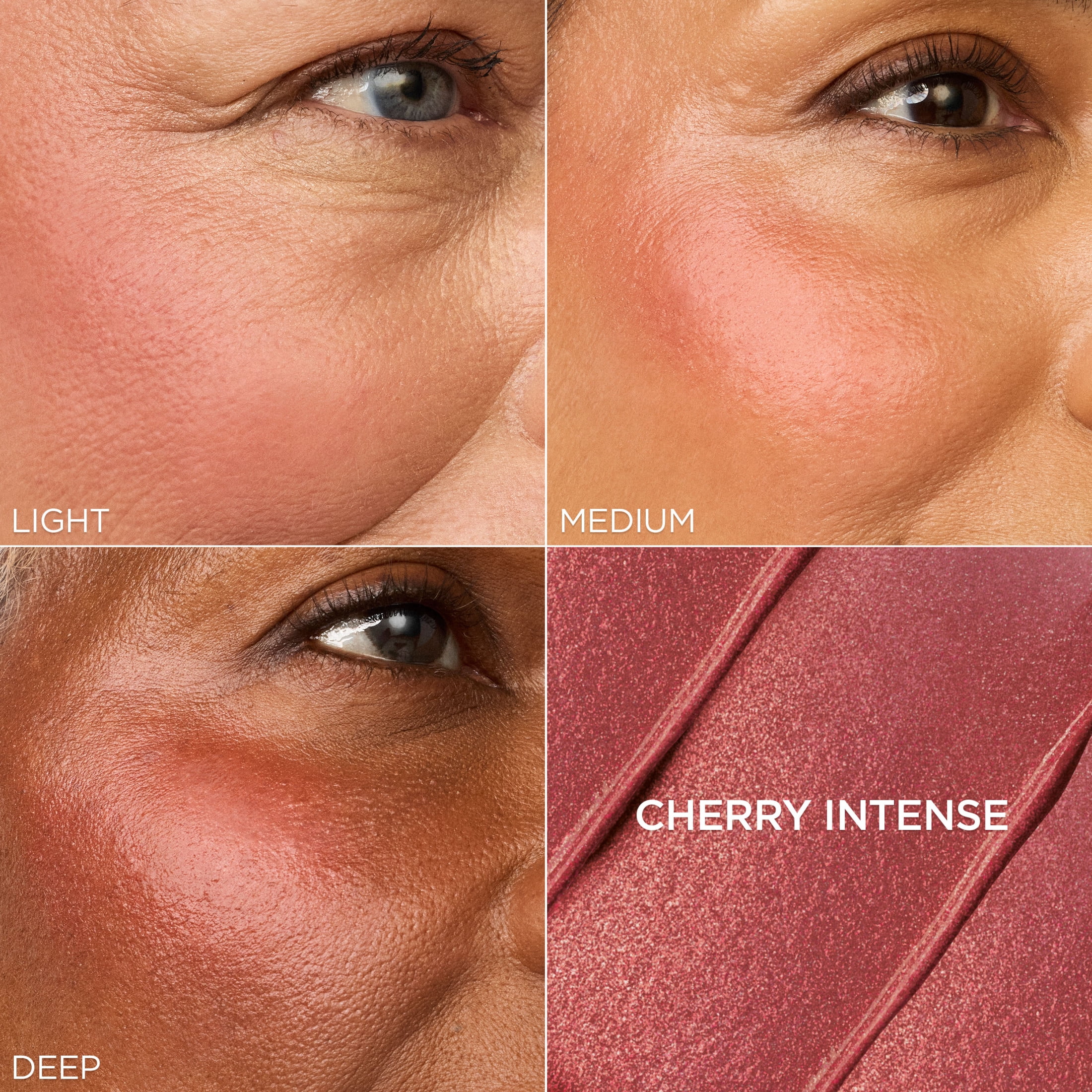 L'Oreal Paris True Match Hyaluron Tinted Cream Balm, Hydrating Blush and Highlight, Cherry Intense