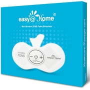 Easy@Home Compact Rechargeable TENS Unit with Gel Electrode Pads, Ehe015
