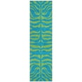 thumbnail image 2 of Addison Rugs Chantille Indoor/Outdoor Transitional Animal Print Teal Washable Runner Rug, 2'3" x 7'6", 2 of 6