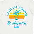 thumbnail image 4 of Inktastic Summer Enjoy the Sunshine St. Augustine Florida in Blue Boys or Girls Toddler T-Shirt, 4 of 5