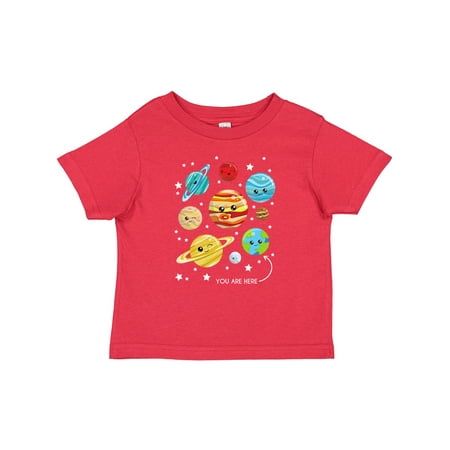 

Inktastic Cute Planets Kawaii Planets Space Cosmos Stars Gift Baby Boy or Baby Girl T-Shirt