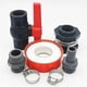 thumbnail image 2 of Rain Barrel Spigot kit Within 3/4 inch PVC Bulkhead Adapter, 2 of 5