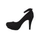 thumbnail image 3 of ZAPATILLAS TACONES VESTIR LEON NEGRO MUJER DAMA GAMUZA 9552 Leon 9552, 3 of 3