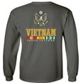 thumbnail image 3 of Fair Game Proud Vietnam Veteran Eagle Long Sleeve Shirt-Charcoal-Small, 3 of 5