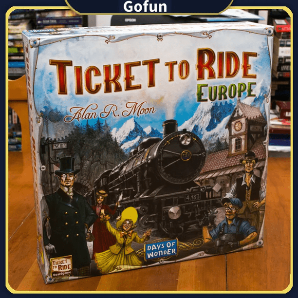 Juego de mesa Ticket to Ride Europe Railway Adventure Kids 8+