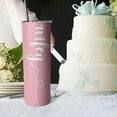 thumbnail image 4 of Wifey Tumbler for Bride to Be,Double Wall Stainless Steel Vacuum Insulated Water Botter Cups- Gifts for Bridal Shower,Bachelor Party,Bachelorette,Engagement,Wedding (20 oz, wifey), 4 of 5