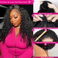 thumbnail image 4 of Media peluca Yeelice Hair Water Wave, 200 densidades, 50 cm, cabello humano, 4 of 8