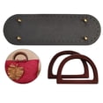 thumbnail image 3 of lionlar 4 Pieces DIY Hand woven Bag Nail Bottom Pad Weaving Bags Insert Base Handbag, 3 of 9