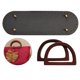 thumbnail image 3 of Bolsa De Ganchillo De 3 Piezas, Conjunto De Asa De Mano Con Base De Cuero Inferior, Bolsa De Tejer DIY, 3 of 9