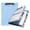 Blue1, variant on GARITIN Clipboard with Storage, Nursing Clip Board with Pen Holder & Clip, Plastic Storage Clipboard with Side Opening for Classroom, School, Office Supplies, 12.8"x 9.25"