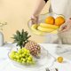 thumbnail image 3 of Plato de fruta Plato de fruta de vidrio Platos decorativos for el hogar Cocina Hotel Restaurante Platos, 3 of 4
