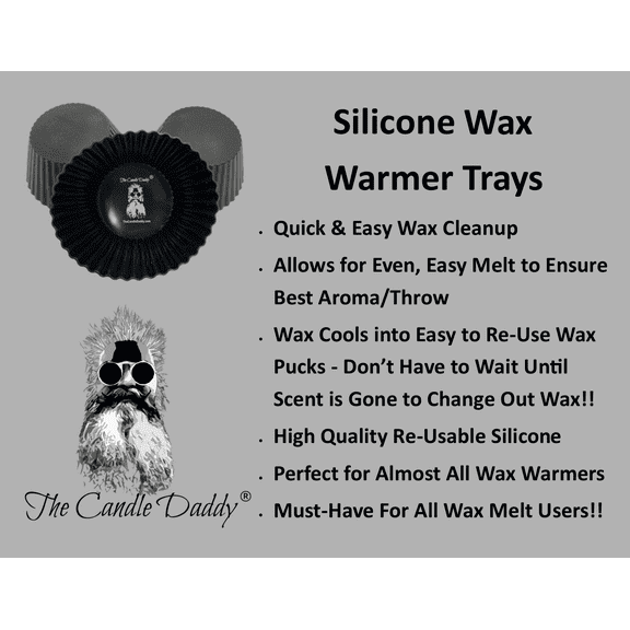 (3) Silicone Wax Warmer Liners -Re-Usuable - Must Have for All Wax Melt Users!!!