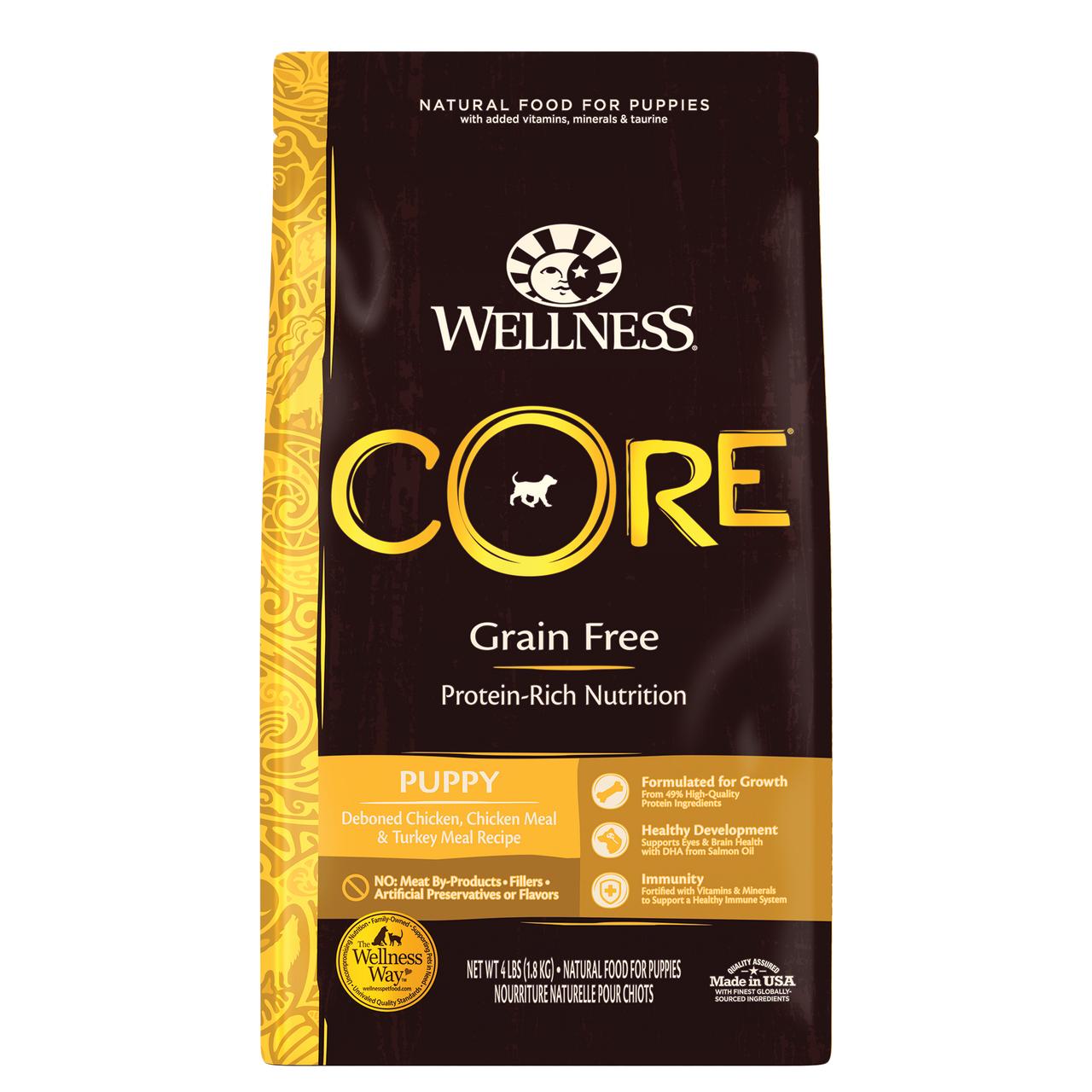 wellness core grain free puppy dog food