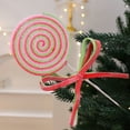 thumbnail image 2 of Christmas Tree Large Lollipop Ornament, 18.11 Inch Glitter Candy Garland For Xmas Tree Topper Wreaths Craft Home Holiday Decor, 2 of 3