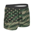 thumbnail image 3 of Disketp Jungle Green Camo Usa Flag Men'S Boxer Briefs,Soft And Breathable Cotton Underwear With Comfortflex Waistband, 3 of 9
