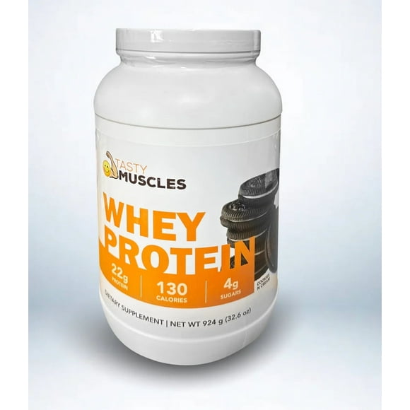 TASTY MUSCLES Whey Protein Powder (Cookies & Cream)