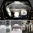 thumbnail image 5 of Barra de luces LED para interiores de 12 V, tira universal de 108 LED con interruptor de encendido/apagado, luz blanca para furgonetas, coches, autocaravanas, caravanas, barcos, autocaravanas, cocinas, 5 of 5