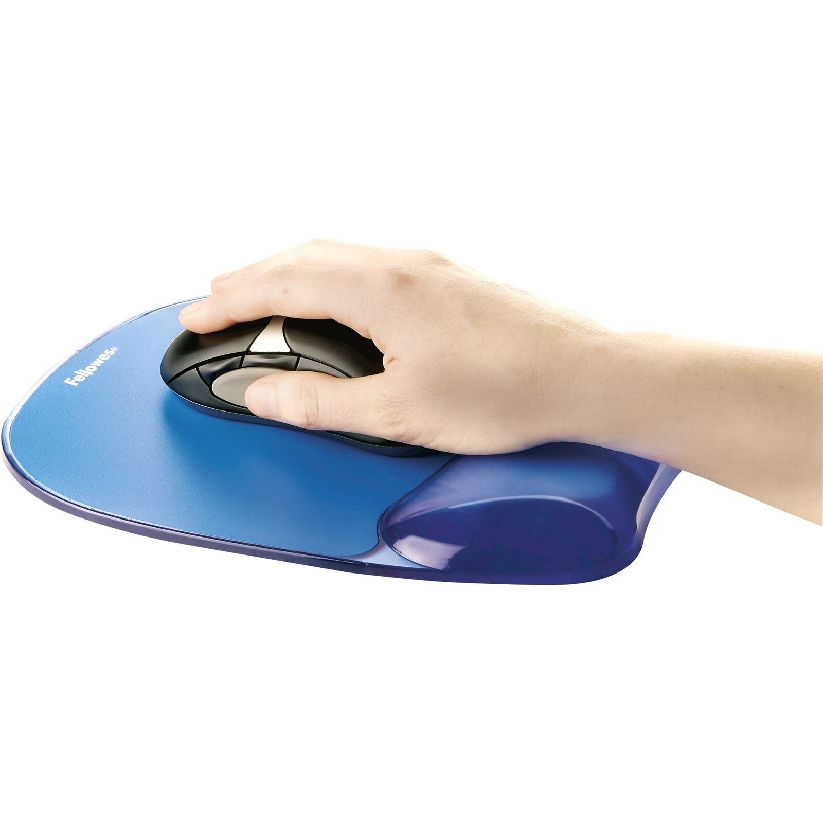 Gel Crystals Mouse Pad with Wrist Rest 7.87&quot; x 9.18&quot;, Blue - image 2 of 3