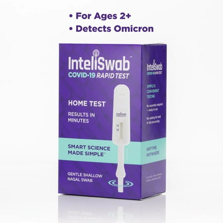 product image of OraSure InteliSwab, At-Home COVID-19 Rapid Antigen Test, 2 Tests